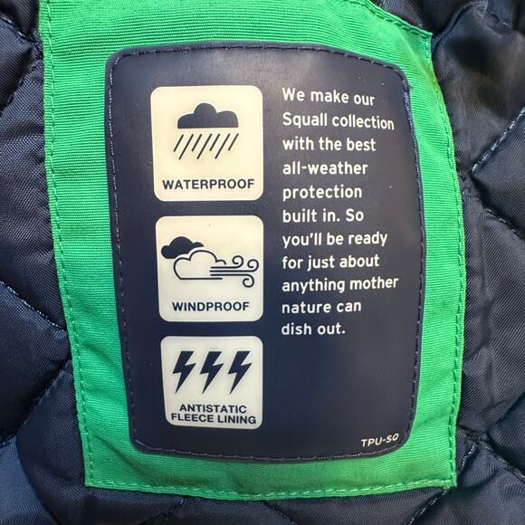 Lands' End Green Squall Winter Coat sz M (10-12) - Picture 5 of 8